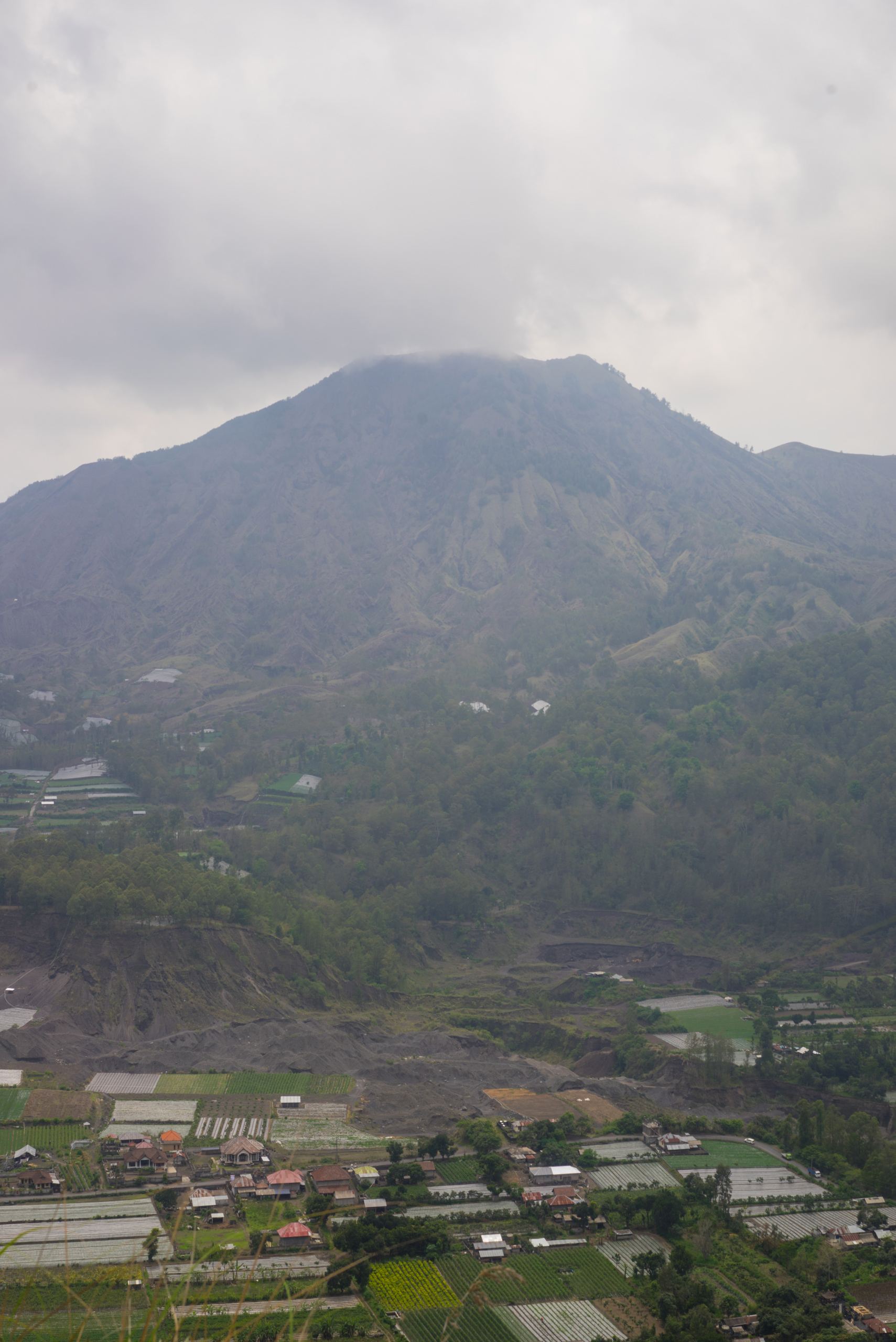 Our first sighting of the Volcano we were bringing Jim's ashes to