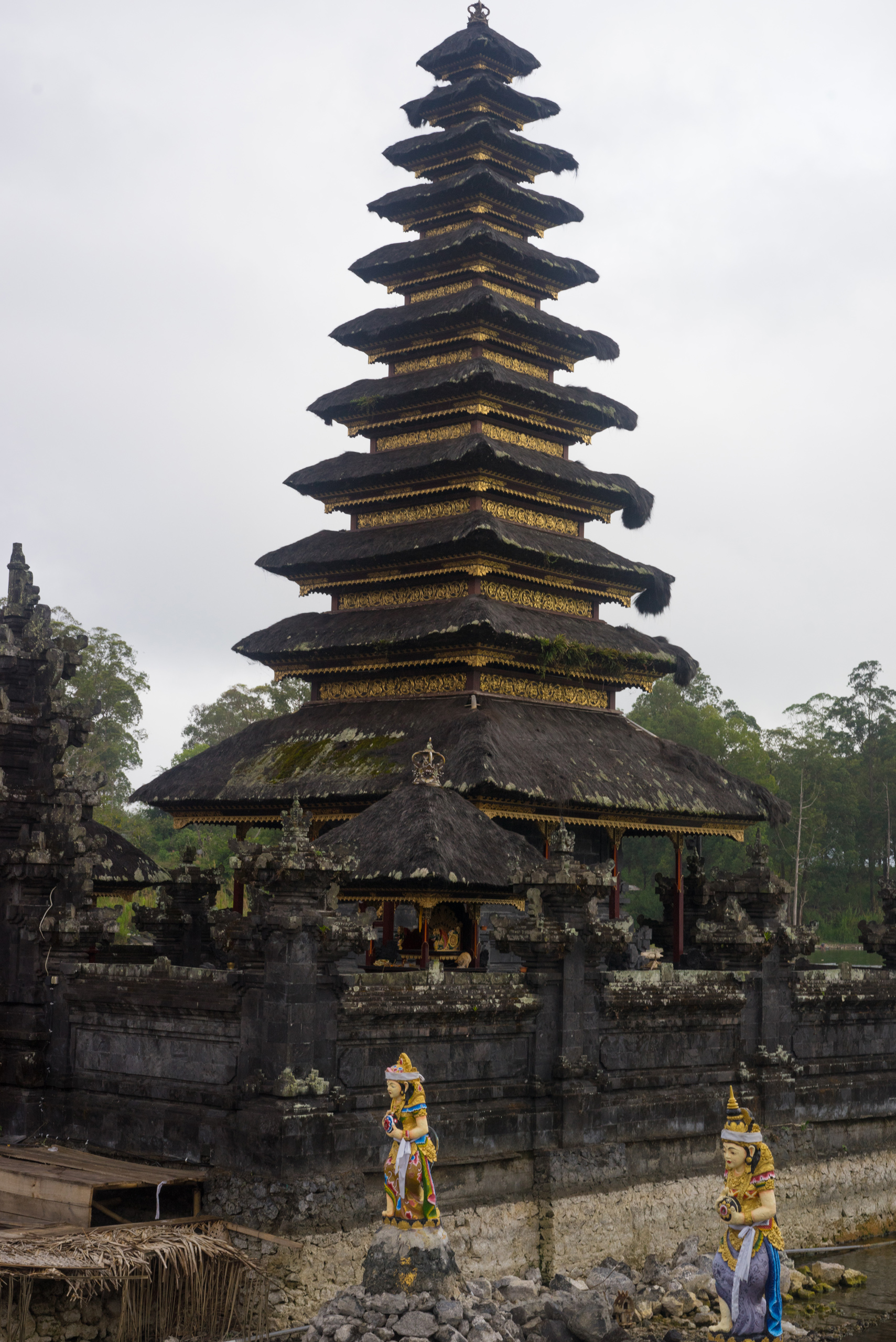 The water was very low next to this temple, but it was still very impressive