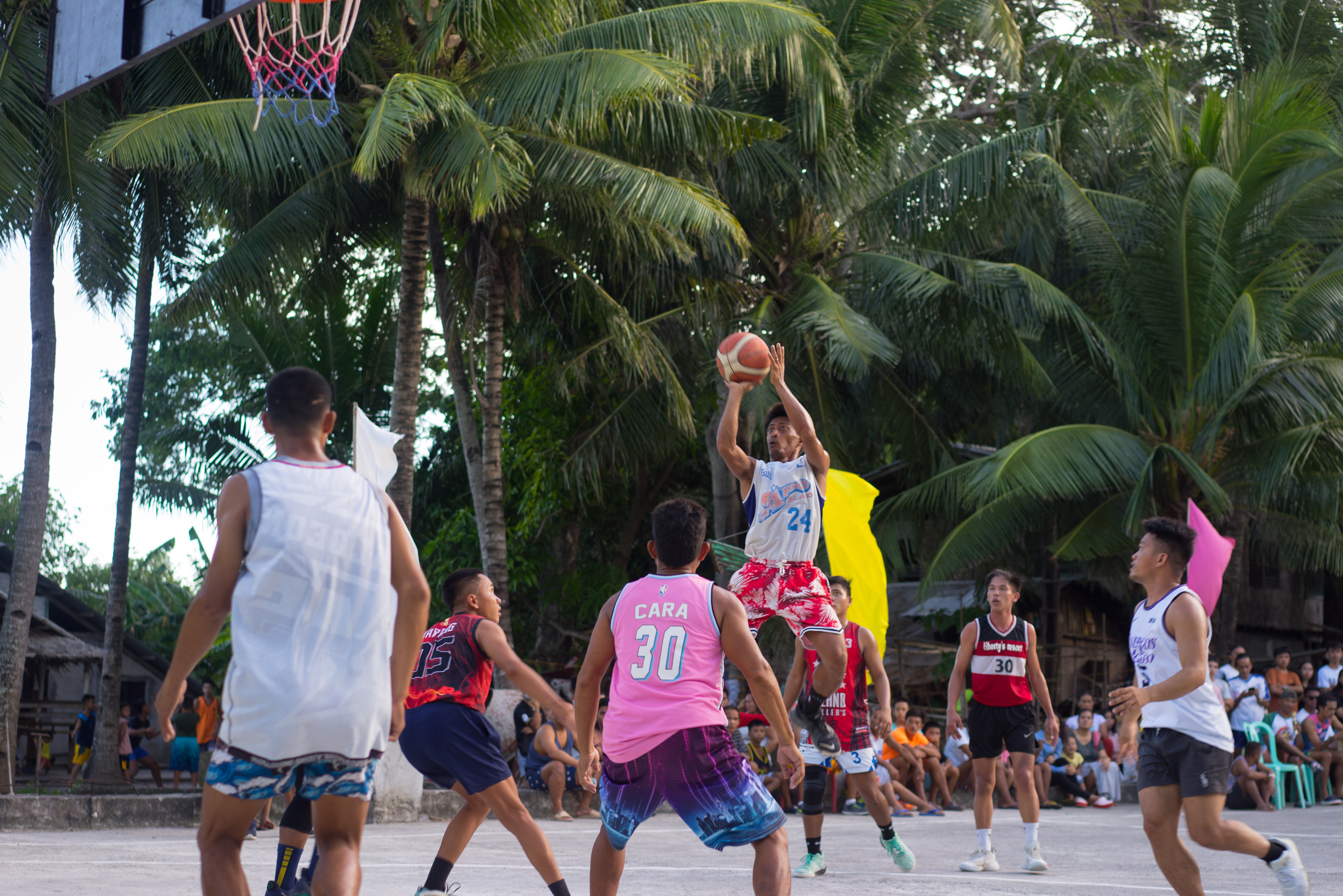 The basketball finals were rowdy!